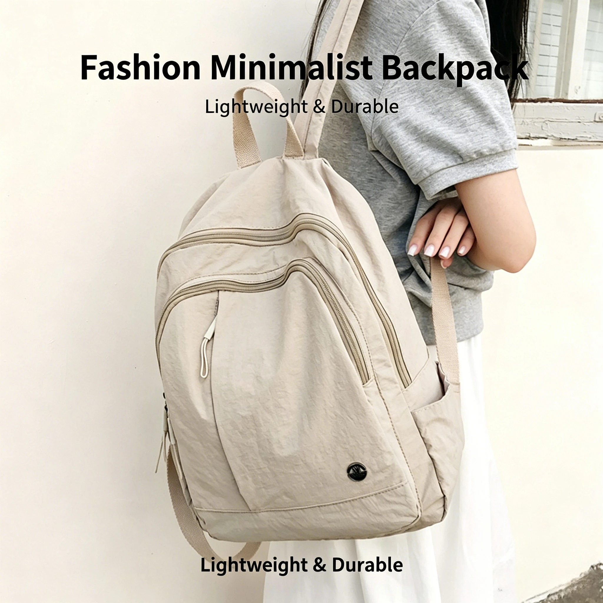 Korean Japanese Casual Backpack Women Lightweight Waterproof Nylon Travel Bag Large Capacity College Girls School Backpack
Korean Japanese Casual Backpack Women Lightweight Waterproof Nylon Travel Bag Large Capacity College Girls School Backpack