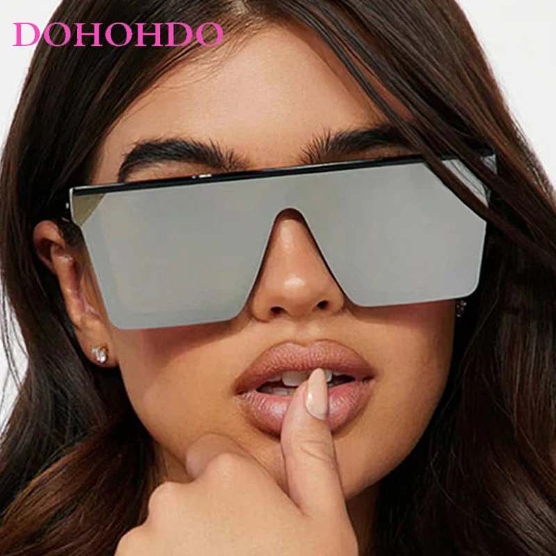Retro Integrated Big Frame Square Women Sunglasses For Trendy Luxury Brand Designer Men Outdoors Travel Sun Glasses Lentes UV400
Retro Integrated Big Frame Square Women Sunglasses For Trendy Luxury Brand Designer Men Outdoors Travel Sun Glasses Lentes UV400