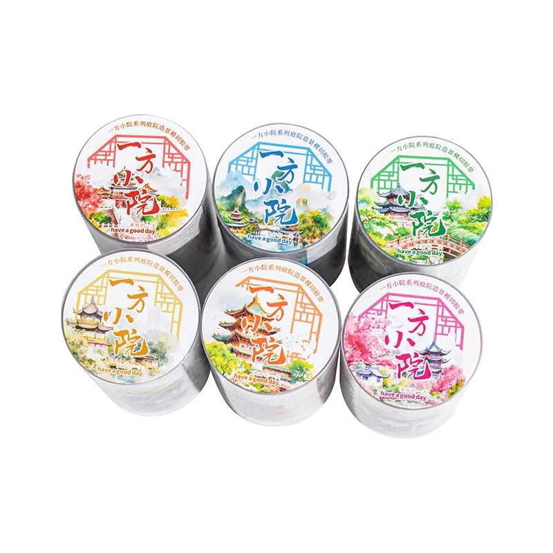 6packs/LOT One side courtyard series cute lovely retro decorative adhesive PET tape
6packs/LOT One side courtyard series cute lovely retro decorative adhesive PET tape