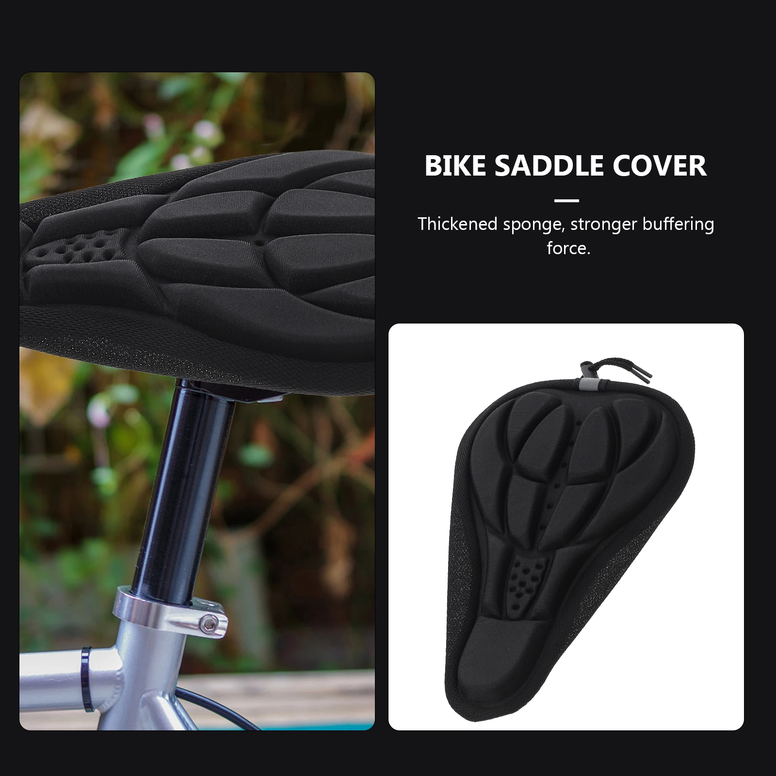 Bicycle Seat Cover Bike Saddle Cushion Extra Padding Sponge Waterproof Comfortable Gel Universal Size Ergonomic Design
Bicycle Seat Cover Bike Saddle Cushion Extra Padding Sponge Waterproof Comfortable Gel Universal Size Ergonomic Design