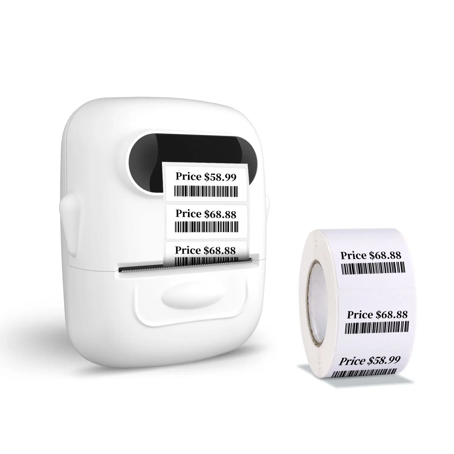 PC Phone Label Maker Machine With Tape Barcode Label Printer Mini Portable Blue Tooth Thermal Labeler for Clothing Jewelry
PC Phone Label Maker Machine With Tape Barcode Label Printer Mini Portable Blue Tooth Thermal Labeler for Clothing Jewelry