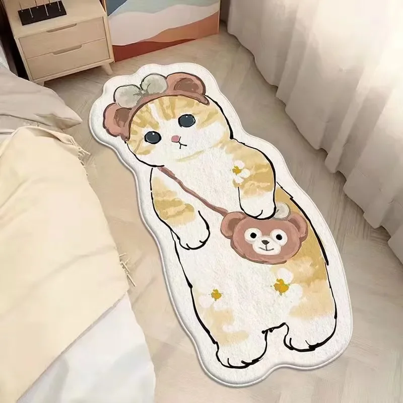 Cute Mofusand Cartoon Style Long Floor Mat for Living Room Bedroom and Bedside Faux Cashmere Soft Rug for Girls and Kids Room
Cute Mofusand Cartoon Style Long Floor Mat for Living Room Bedroom and Bedside Faux Cashmere Soft Rug for Girls and Kids Room