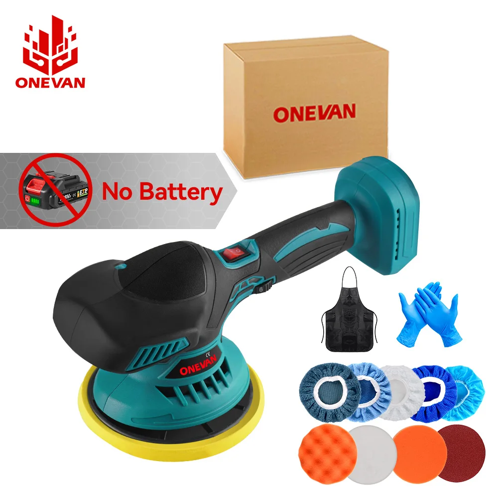 ONEVAN 6 Gears Electric Car Polisher Adjustable Cordless Auto Polishing Machine Waxing Wood Grinding Tool For Makita Battery Pin
ONEVAN 6 Gears Electric Car Polisher Adjustable Cordless Auto Polishing Machine Waxing Wood Grinding Tool For Makita Battery Pin