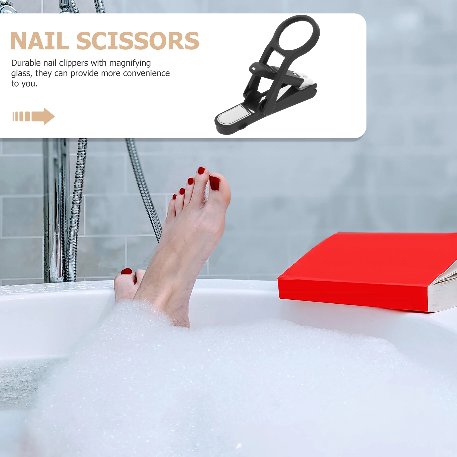 Toe Nail Clipper Magnifying Glass Sturdy Long Handle Senior Portable Nail Cutter Grooming Accessories For Foot Care Tool
Toe Nail Clipper Magnifying Glass Sturdy Long Handle Senior Portable Nail Cutter Grooming Accessories For Foot Care Tool