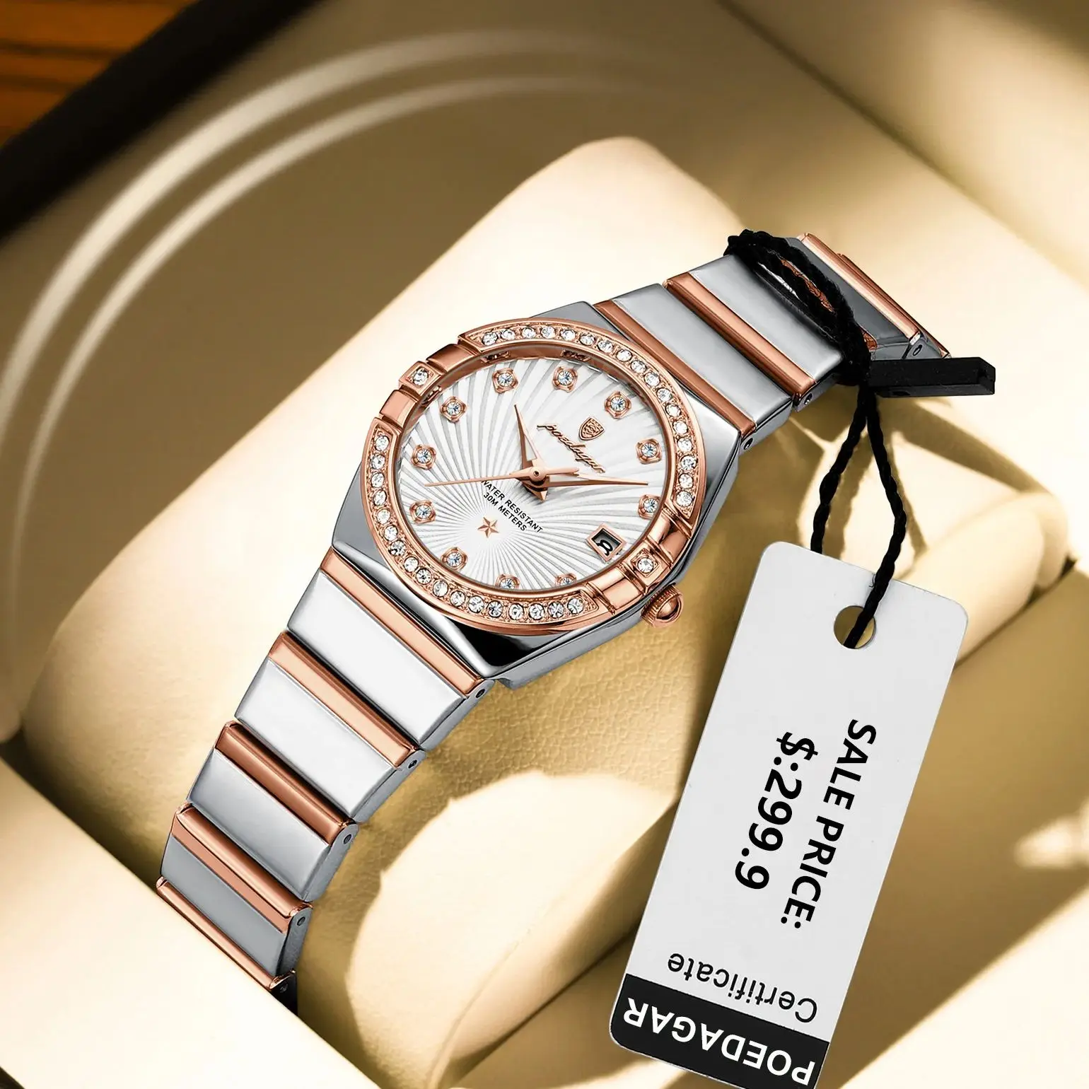 POEDAGAR Luxury Woman Watch Waterproof Stainless Steel Luminous Date Women's Watches Fashion Simple Quartz Ladies Wristwatch+Box
POEDAGAR Luxury Woman Watch Waterproof Stainless Steel Luminous Date Women's Watches Fashion Simple Quartz Ladies Wristwatch+Box