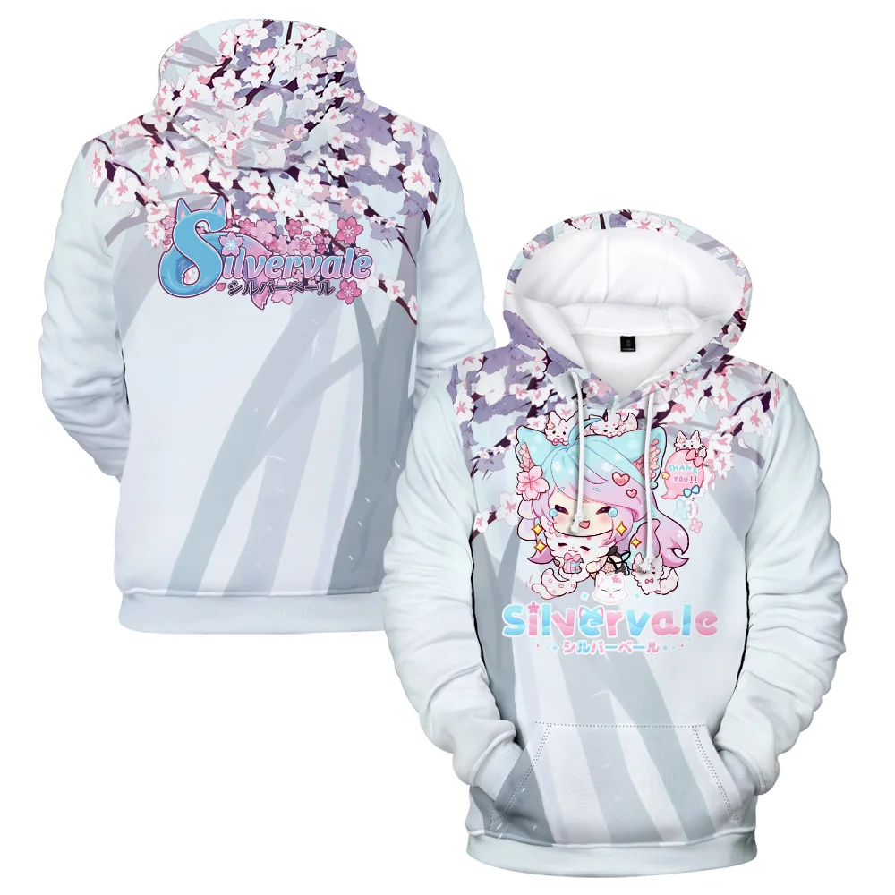 2026 Silvervale VTuber Anime Hoodie Long Sleeve Man Woman Sweatshirt Harajuku Streetwear New Japanese Manga 3D Clothes
2026 Silvervale VTuber Anime Hoodie Long Sleeve Man Woman Sweatshirt Harajuku Streetwear New Japanese Manga 3D Clothes