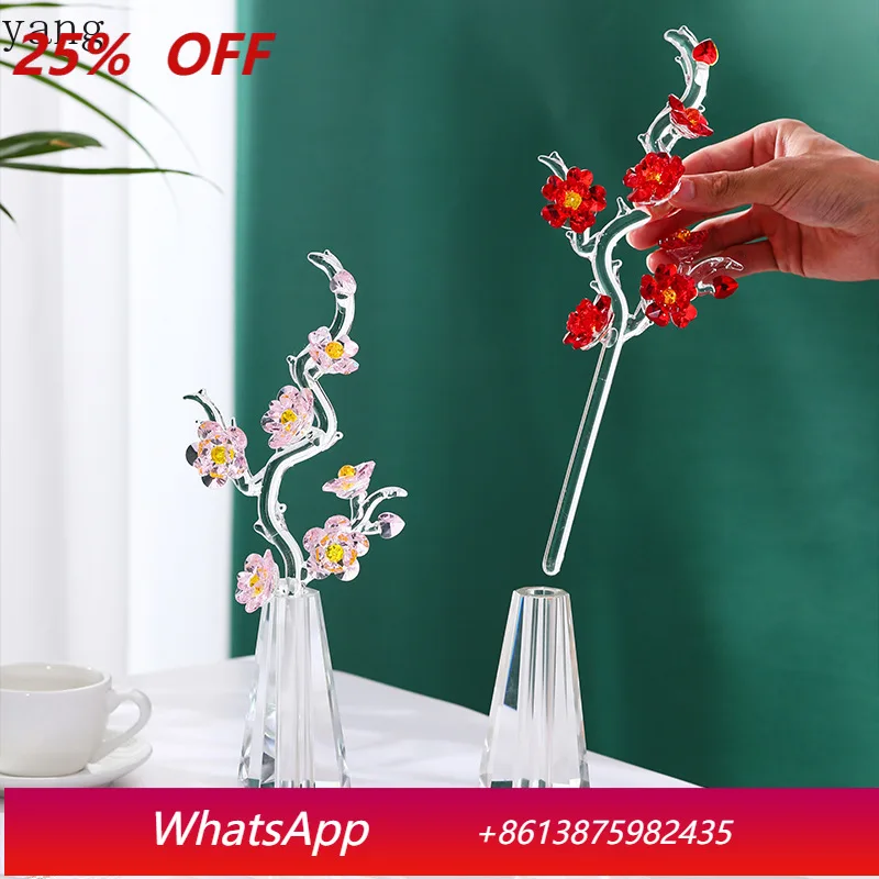 CX transparent crystal plum blossom ornament set to give friends decorations crystal handicrafts birthday gifts
CX transparent crystal plum blossom ornament set to give friends decorations crystal handicrafts birthday gifts