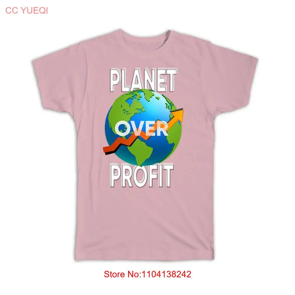 Подарочная футболка: Planet Over Profit Save The Earth Climate Friendly Go Green Love
Подарочная футболка: Planet Over Profit Save The Earth Climate Friendly Go Green Love