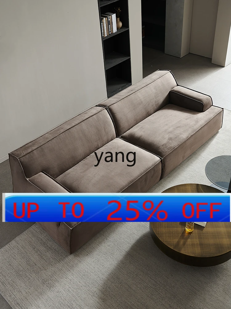 LMM Italian minimalist straight row living room modern light luxury high-end Damascus matte cloth sofa 
LMM Italian minimalist straight row living room modern light luxury high-end Damascus matte cloth sofa