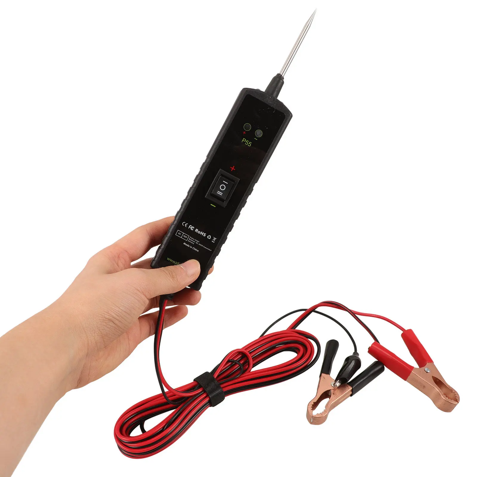 Car Circuit Tester Automotive Electrical Tester Electric Current Short Circuit Finder Vehicle Electrical System Diagnostic Tool
Car Circuit Tester Automotive Electrical Tester Electric Current Short Circuit Finder Vehicle Electrical System Diagnostic Tool
