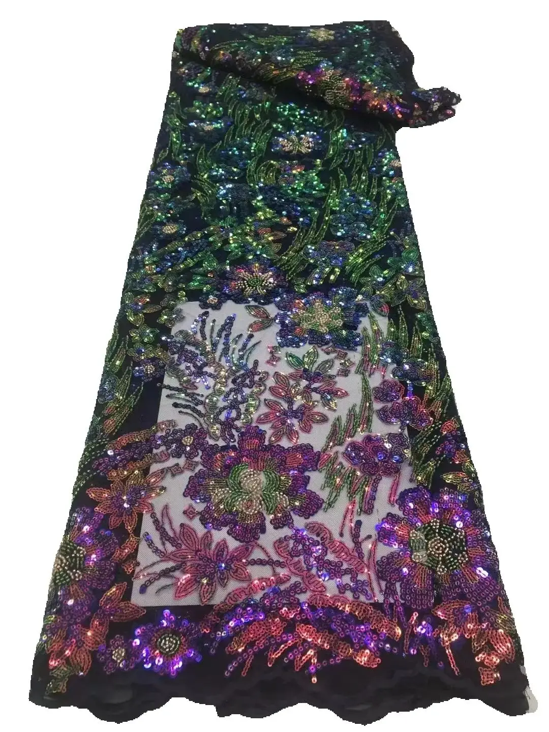 New Best Quality African Sequins Beads Lace Fabric French Embroidery Net Shine Nigerian Style Beading Green Sew Uniform Dress
New Best Quality African Sequins Beads Lace Fabric French Embroidery Net Shine Nigerian Style Beading Green Sew Uniform Dress