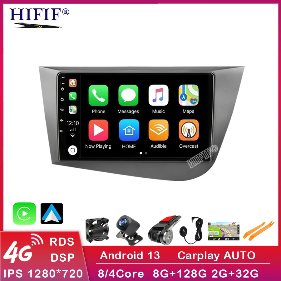 Android 13 For Seat Leon 2 MK2 2005-2012 2Din Car Radio Multimedia Video Player Carplay Stereo Auto QLED Screen 48EQ
Android 13 For Seat Leon 2 MK2 2005-2012 2Din Car Radio Multimedia Video Player Carplay Stereo Auto QLED Screen 48EQ