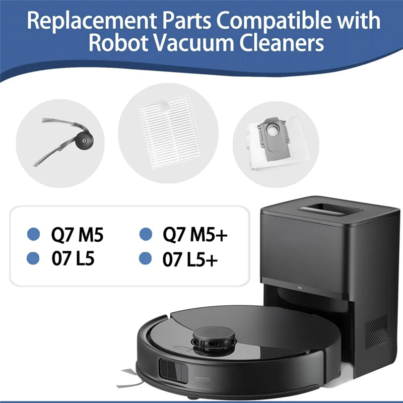 N02R-For Roborock Q7 M5 Robot Vacuum Cleaner Parts Main Side Brush HEPA Filters Mop Pads Accessories Kit
N02R-For Roborock Q7 M5 Robot Vacuum Cleaner Parts Main Side Brush HEPA Filters Mop Pads Accessories Kit