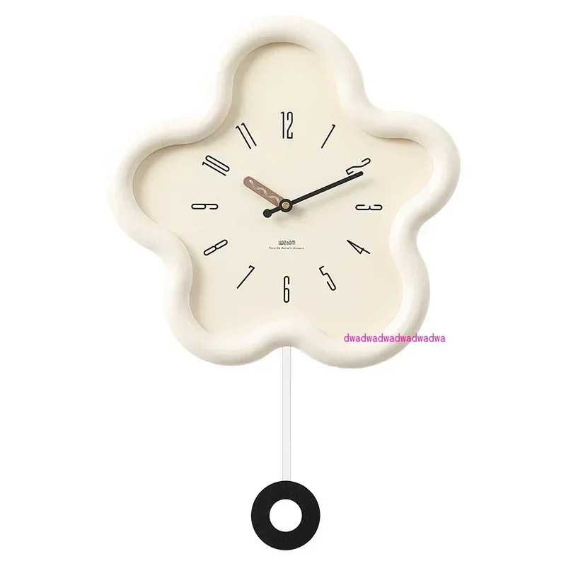 Modern and Minimalist Clock, Non Perforated Cream Style Living Room Clock,restaurant Creative Swing Clock
Modern and Minimalist Clock, Non Perforated Cream Style Living Room Clock,restaurant Creative Swing Clock