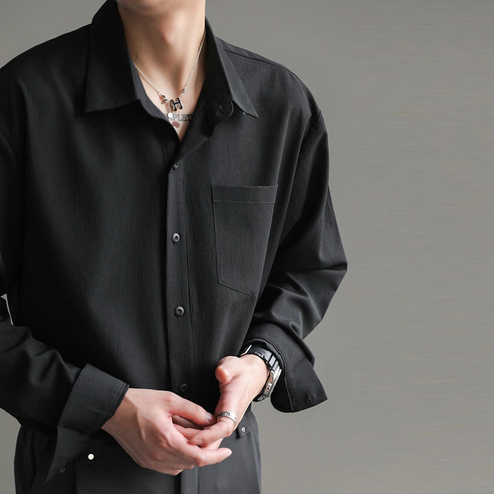 Casual Outings Mens Long Sleeve Shirt Spring Autumn Shirt Loose Fit Long Sleeve Shirt Shirt Polyester Fabric Slight Stretch
Casual Outings Mens Long Sleeve Shirt Spring Autumn Shirt Loose Fit Long Sleeve Shirt Shirt Polyester Fabric Slight Stretch