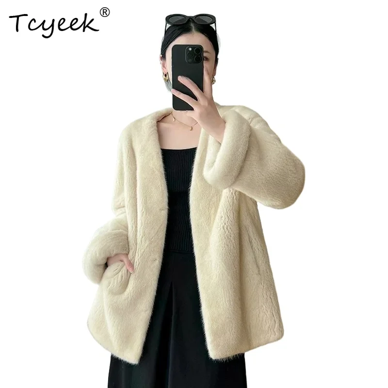 Tcyeek Natural Mink Fur Coat Woman Clothing 2026 Winter Jacket Women Whole Mink Real Fur Coats Warm Fashion Korean Шуба Женская
Tcyeek Natural Mink Fur Coat Woman Clothing 2026 Winter Jacket Women Whole Mink Real Fur Coats Warm Fashion Korean Шуба Женская