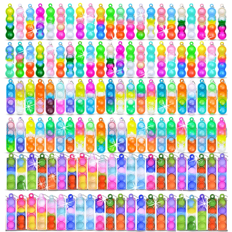 150Pcs Mini Fidget Keychain Toys for Kids - Bulk Sensory Stuffers for Birthday Parties Classroom Prizes And Bag Fidgets Pack
150Pcs Mini Fidget Keychain Toys for Kids - Bulk Sensory Stuffers for Birthday Parties Classroom Prizes And Bag Fidgets Pack