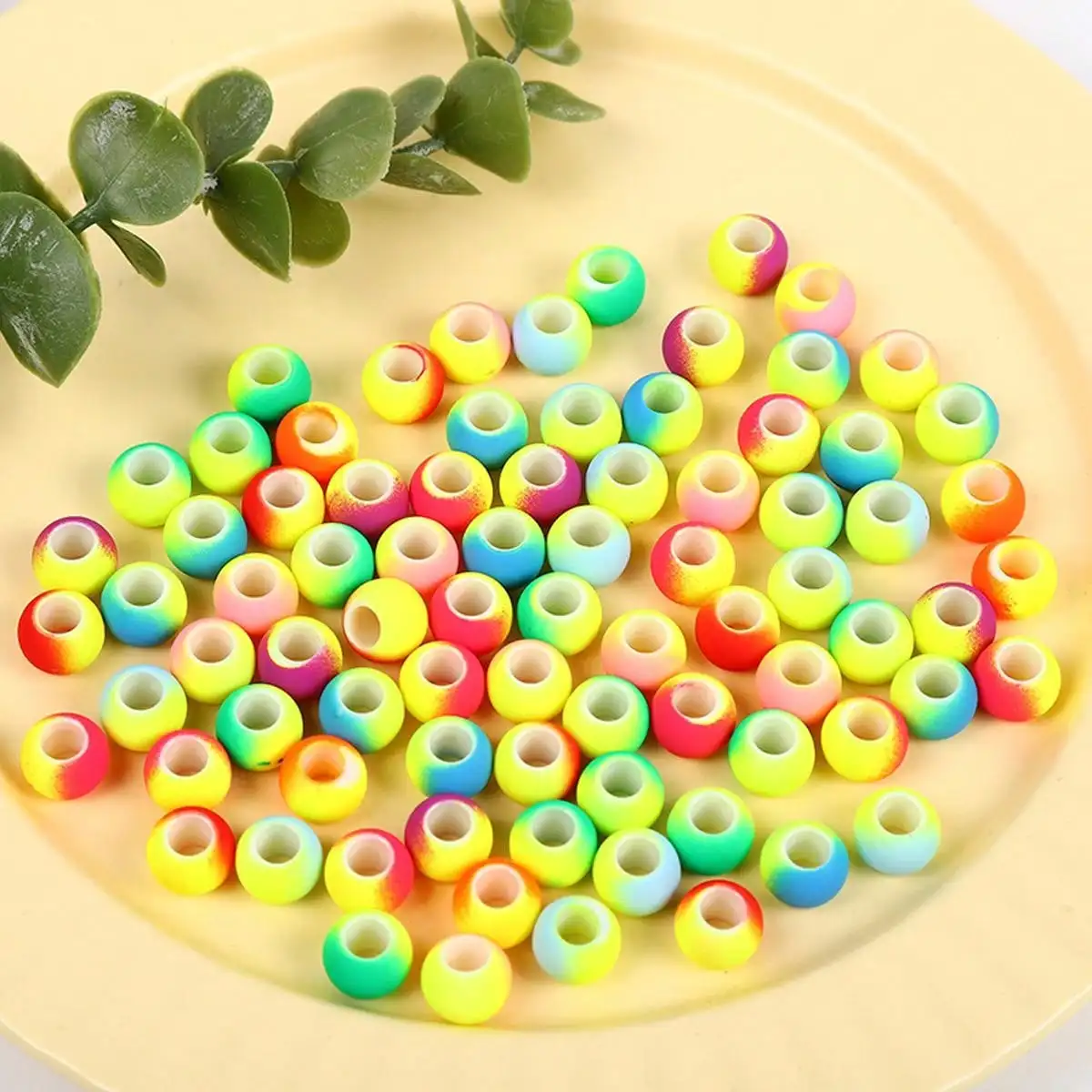 30pcs acrylic color rubber texture large hole hair beads to make DIY hairband accessories
30pcs acrylic color rubber texture large hole hair beads to make DIY hairband accessories