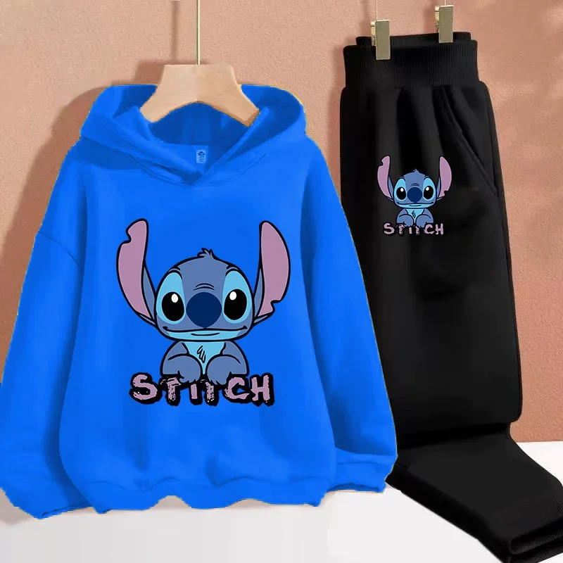 Lilo&Stitch Sweatshirt Suit Children Boy Girl Plush Kawaii Hoodies+pants Trendy Print Hoodie Sweatpants Anime Clothes Set Gift
Lilo&Stitch Sweatshirt Suit Children Boy Girl Plush Kawaii Hoodies+pants Trendy Print Hoodie Sweatpants Anime Clothes Set Gift