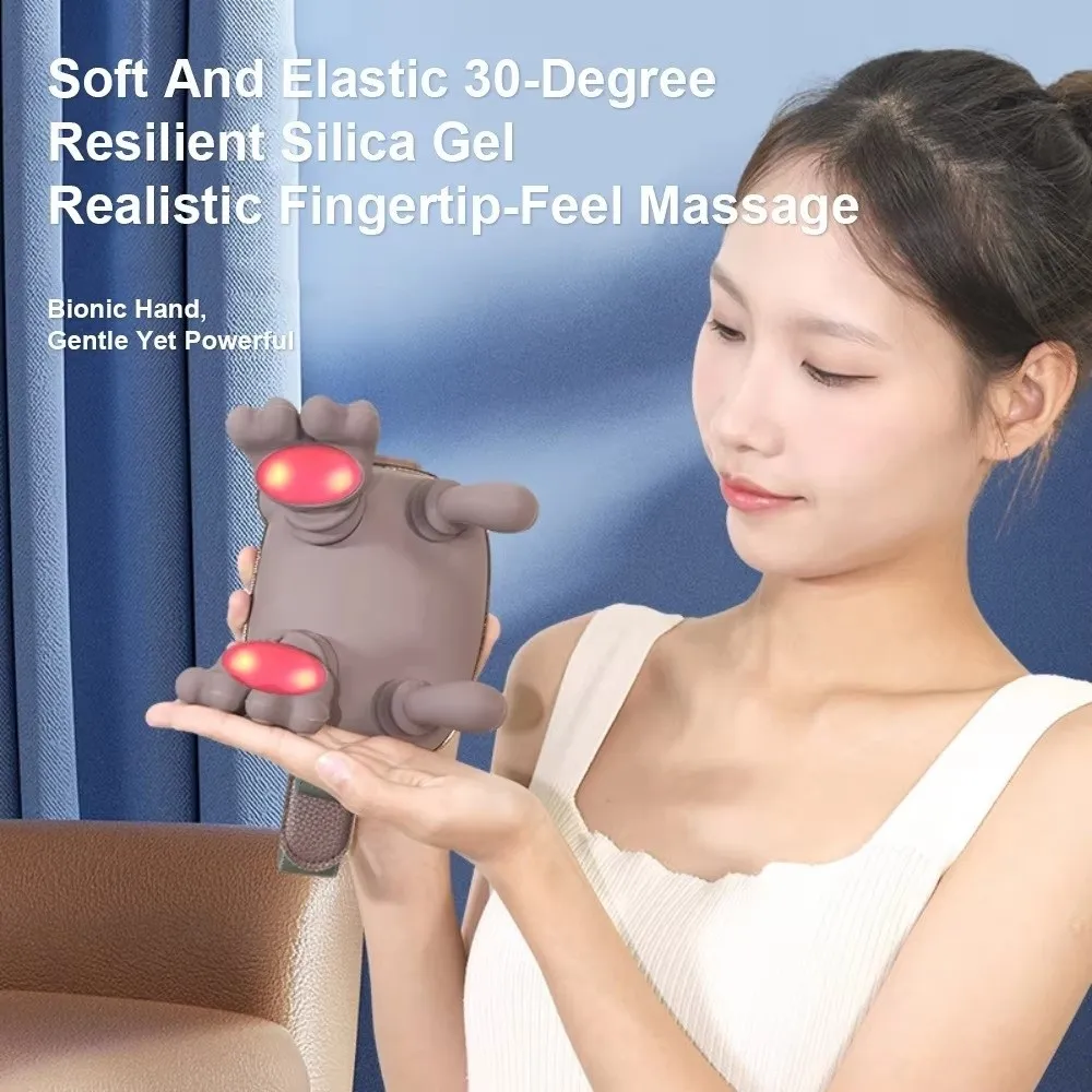 Comfortable Bionic Neck Massager Shawl Design 3-Level Modes Shoulder Massager Kneading Function for 5V2000MHA
Comfortable Bionic Neck Massager Shawl Design 3-Level Modes Shoulder Massager Kneading Function for 5V2000MHA