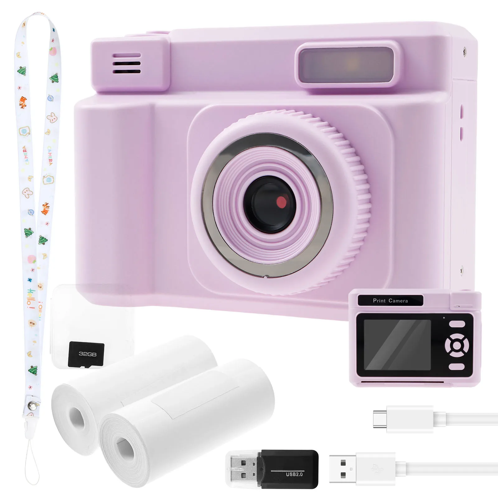 Детская камера для мгновенной печати, детская камера с печатной бумагой и картой 32G, HD-видеокамера 1080P, камера для мгновенной печати, подарок на день рождения
Детская камера для мгновенной печати, детская камера с печатной бумагой и картой 32G, HD-видеокамера 1080P, камера для мгновенной печати, подарок на день рождения