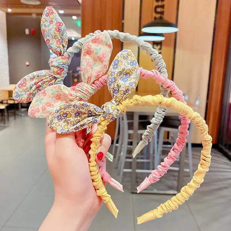 Kawaii Bow Cloth Flowers Printed Hairband Small Fresh Style Fashion Baby Girls Rabbit Ears Bowknot Headband Hair Hoops
Kawaii Bow Cloth Flowers Printed Hairband Small Fresh Style Fashion Baby Girls Rabbit Ears Bowknot Headband Hair Hoops