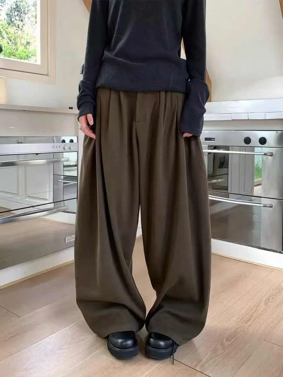 Retro Textured Loose Casual Men's Autumn Winter BF Sle Balloon Pants Drapey Loose Fit Versatile Long Trousers Youth Faion
Retro Textured Loose Casual Men's Autumn Winter BF Sle Balloon Pants Drapey Loose Fit Versatile Long Trousers Youth Faion