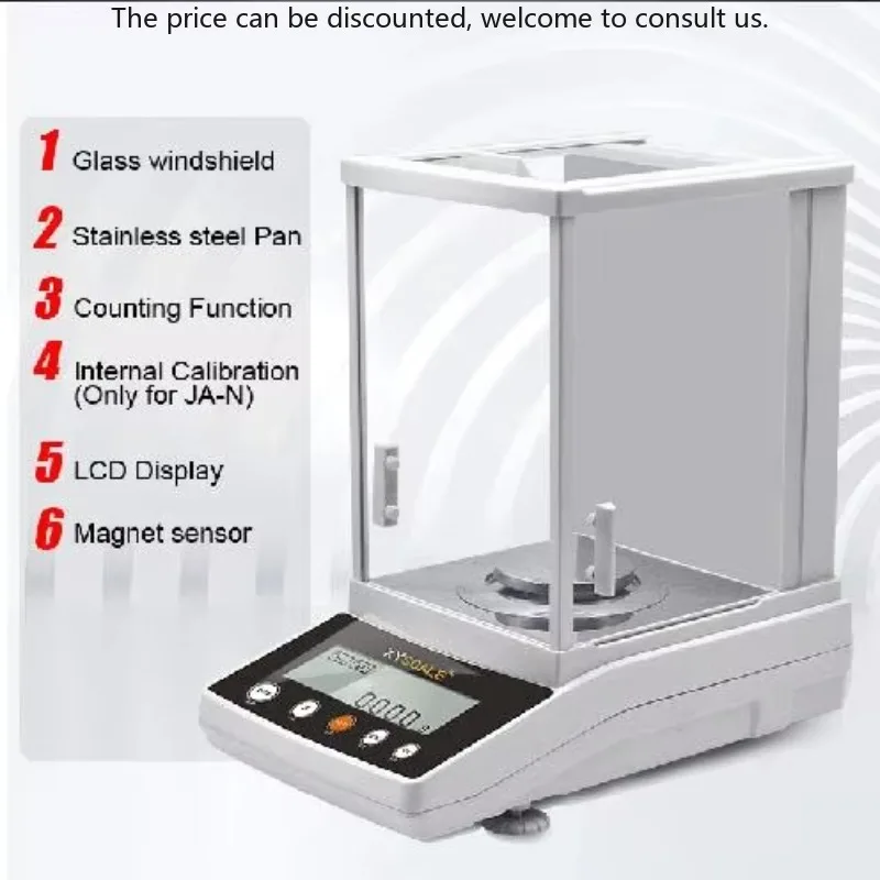 XINGYUN JA1003 1000g 1mg 0.001g Digital Weighing Scale Electronic High Precision Analytical Laboratory Balance
XINGYUN JA1003 1000g 1mg 0.001g Digital Weighing Scale Electronic High Precision Analytical Laboratory Balance