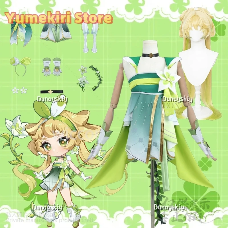 Verina 코스프레 Anime Game Wuthering Waves Costume Green Elf Spring Dress Forest Style Girls Woman Lolita Earwear Wigs Customized
Verina 코스프레 Anime Game Wuthering Waves Costume Green Elf Spring Dress Forest Style Girls Woman Lolita Earwear Wigs Customized