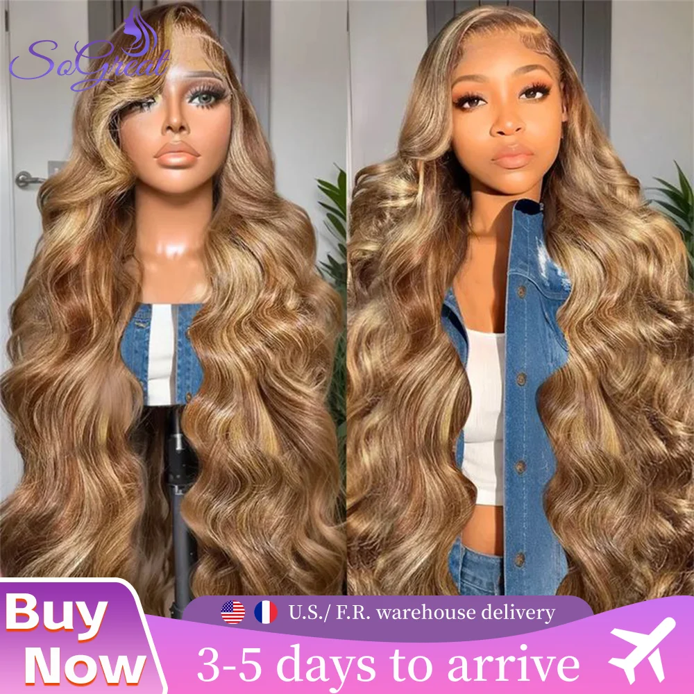 Sogreat P4/27 Body Wave 13x6 Hd Lace Frontal Wig Highlight Wig Human Hair 13x4 Lace Frontal Colored Pre-Plucked Brazilian Hair
Sogreat P4/27 Body Wave 13x6 Hd Lace Frontal Wig Highlight Wig Human Hair 13x4 Lace Frontal Colored Pre-Plucked Brazilian Hair