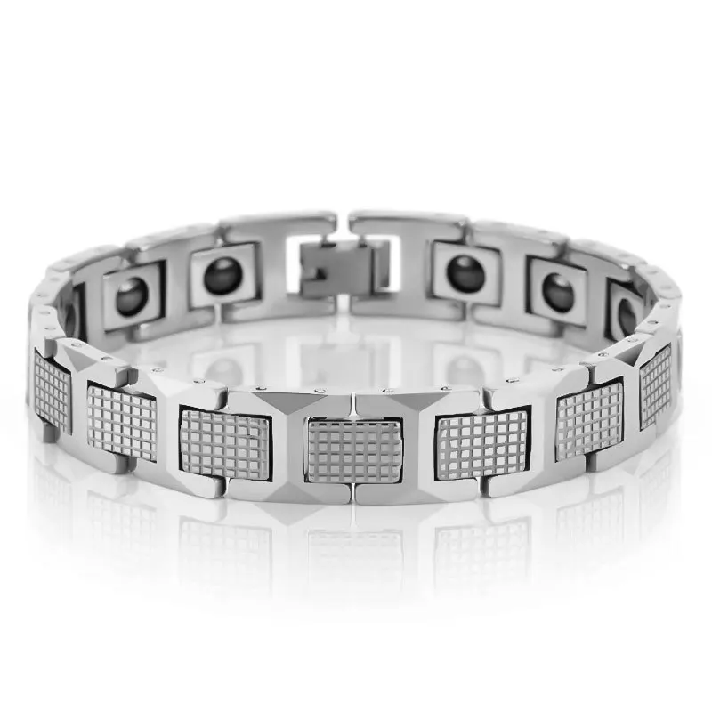 12mm Black Magnetic Bracelet Men Stainless Steel Energy Germanium Magnet Health Bracelets Boys Hand Chain Jewelry for Women 2020
12mm Black Magnetic Bracelet Men Stainless Steel Energy Germanium Magnet Health Bracelets Boys Hand Chain Jewelry for Women 2020