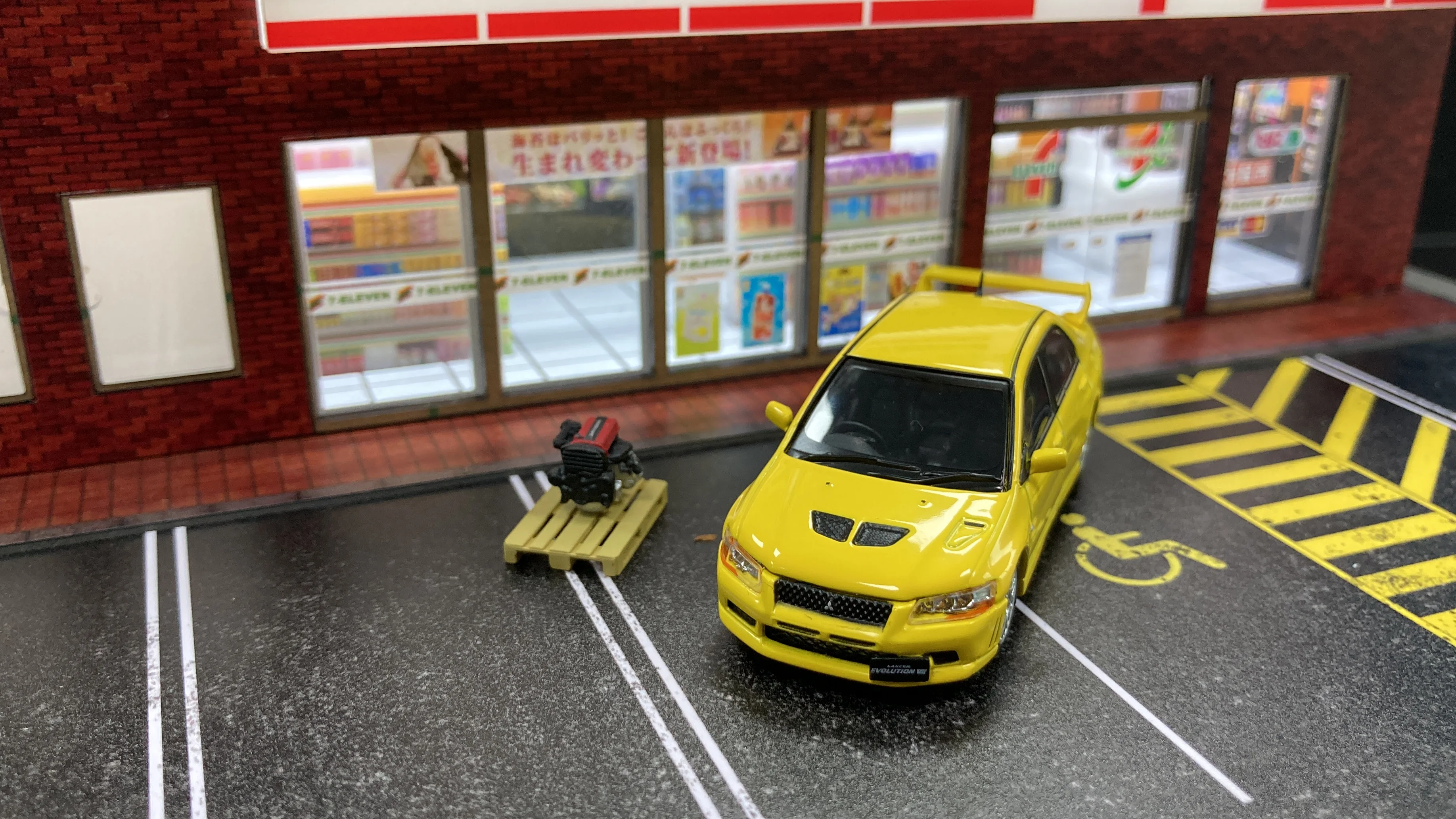 1/64 Japan Hobbyjapan alloy car model static toy ornament Mitsubishi Evo7 gift engine
1/64 Japan Hobbyjapan alloy car model static toy ornament Mitsubishi Evo7 gift engine