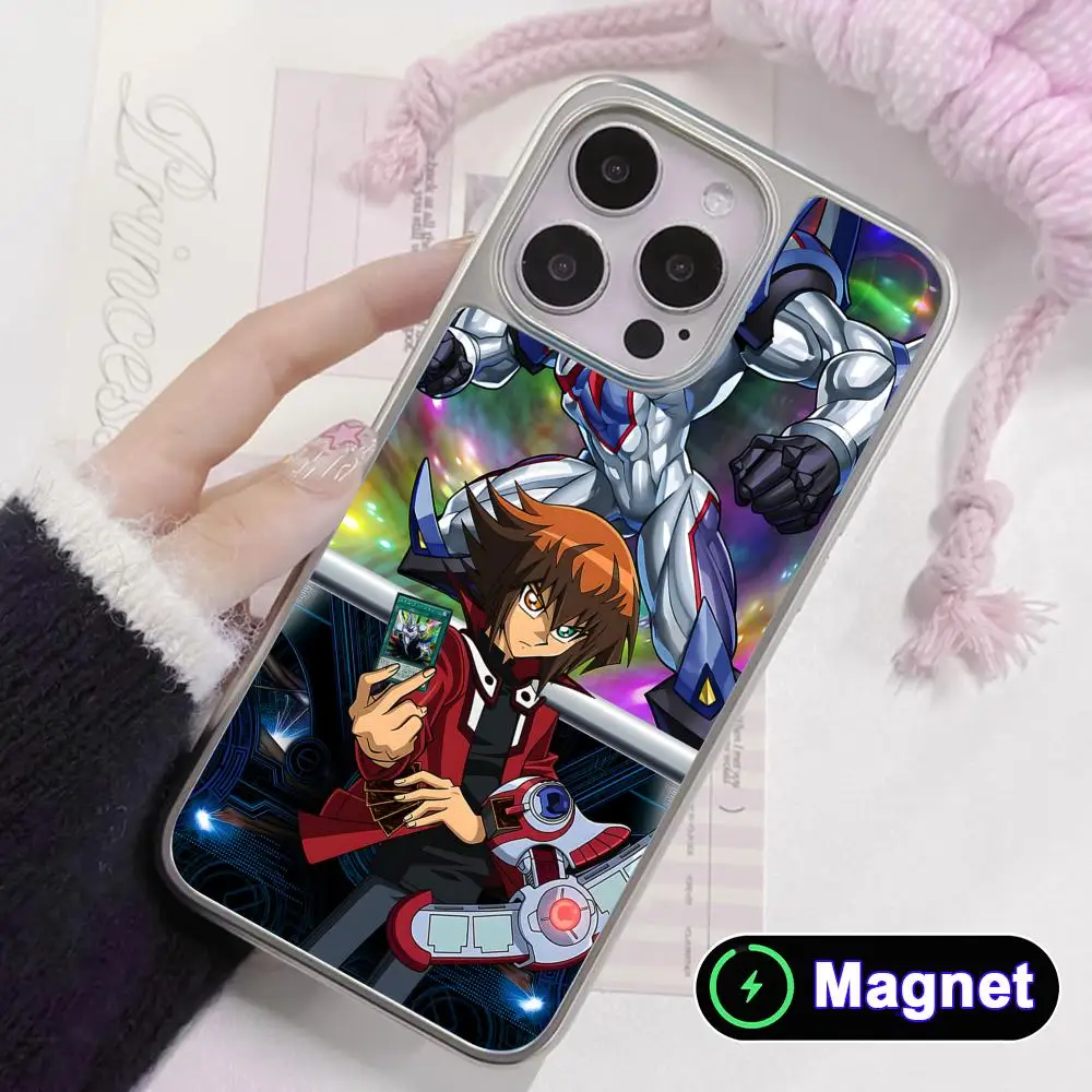 Yugioh Jaden Yuki Phone Case for iPhone 17 16 15 14 13 12 11 Air Pro Max Plus Electroplated Silver Magnet Cover
Yugioh Jaden Yuki Phone Case for iPhone 17 16 15 14 13 12 11 Air Pro Max Plus Electroplated Silver Magnet Cover