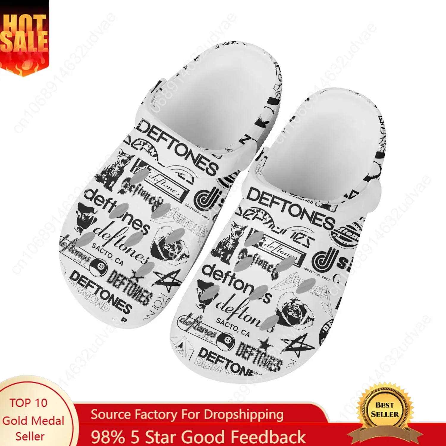 Deftones Water Shoes Men Women Teenager Comfortable Fashion Home Garden Clogs Custom Sandals Beach Breathable Hole Slippers
Deftones Water Shoes Men Women Teenager Comfortable Fashion Home Garden Clogs Custom Sandals Beach Breathable Hole Slippers