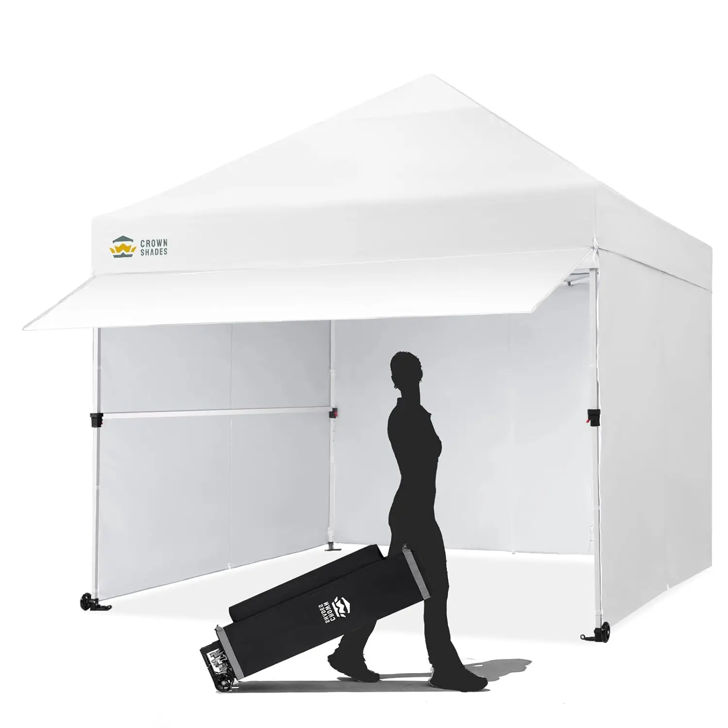10x10 Pop Up Canopy Tent with 4 Sidewalls, Instant Commercial Tent with 1-Person Setup Patended Centerlock, Extend, Custom
10x10 Pop Up Canopy Tent with 4 Sidewalls, Instant Commercial Tent with 1-Person Setup Patended Centerlock, Extend, Custom