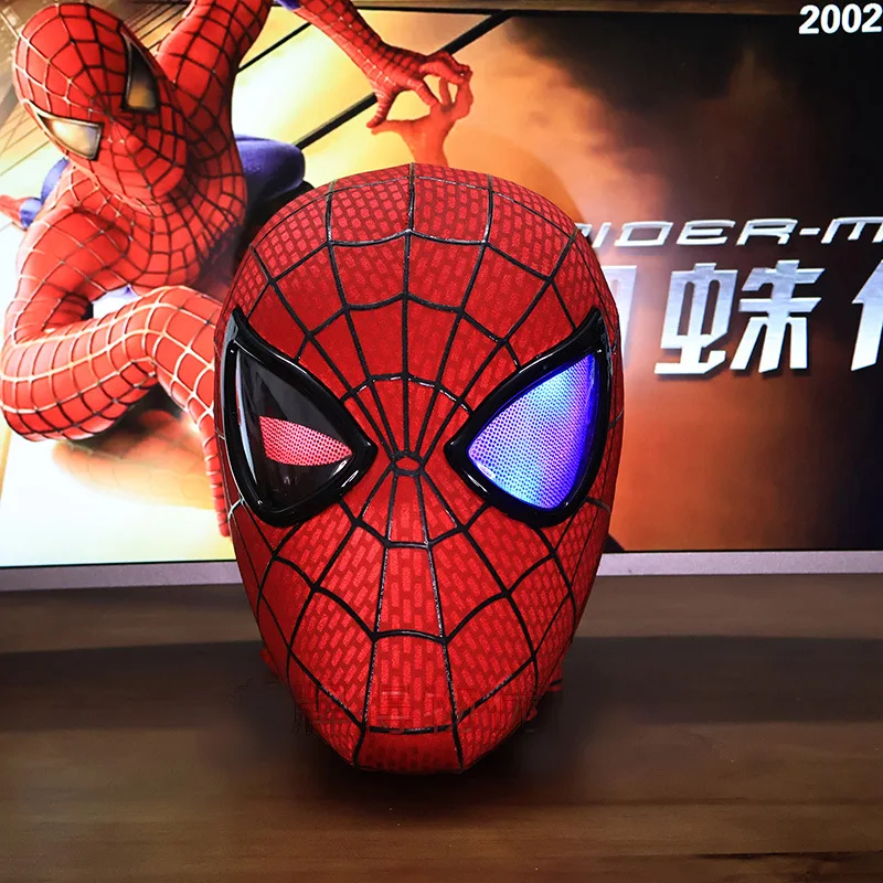 Spiderman Mask Superhero Ghost Miles Morales Spider Man Cosplay Mask Remote Control Led Eyes Halloween Christmas Costume Gifts
Spiderman Mask Superhero Ghost Miles Morales Spider Man Cosplay Mask Remote Control Led Eyes Halloween Christmas Costume Gifts