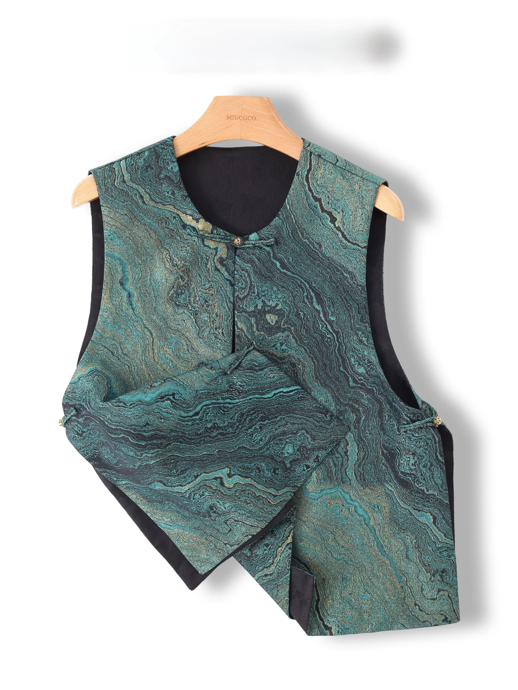 Elegant Oriental Beauty New Chinese Style Jacket Vest with Embroidered Button Design Layering Printed Women's Fashion
Elegant Oriental Beauty New Chinese Style Jacket Vest with Embroidered Button Design Layering Printed Women's Fashion