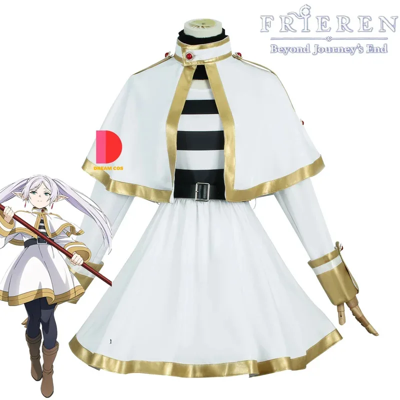 Frieren At The Funeral Cosplay Costume Carnival Uniform Wig Full Set Anime Halloween Outfit for Women Kids Adults Party Fans
Frieren At The Funeral Cosplay Costume Carnival Uniform Wig Full Set Anime Halloween Outfit for Women Kids Adults Party Fans