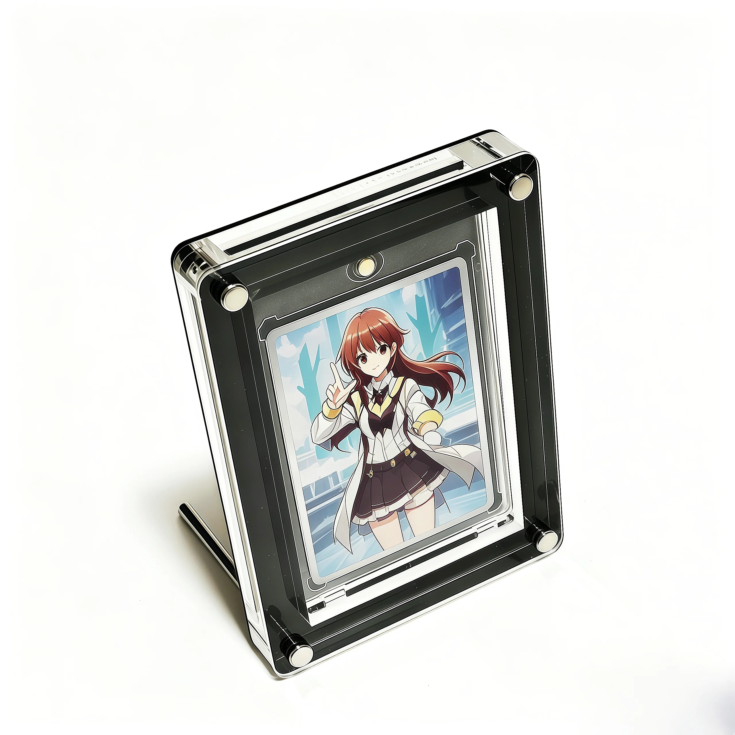 PTCG Display stand Polaroid picture frame 35PT Extra Thick Pokemon Yu Gi Oh Card shot extra Action Stuck Black brick-1 Slot
PTCG Display stand Polaroid picture frame 35PT Extra Thick Pokemon Yu Gi Oh Card shot extra Action Stuck Black brick-1 Slot