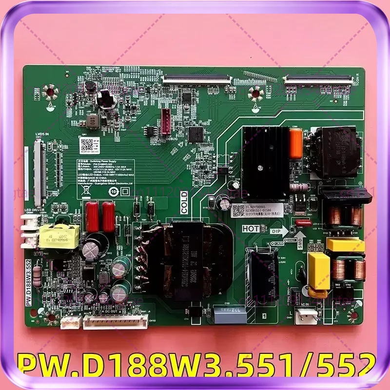 New For 46 inch/55 inch splicing screen main board three-in-one power board PW. D188W3.551/552
New For 46 inch/55 inch splicing screen main board three-in-one power board PW. D188W3.551/552