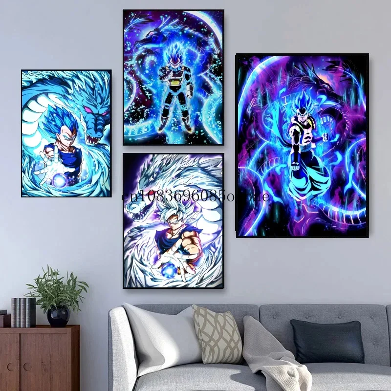 Japan Anime Canvas Painting Super Saiyan Goku Vegeta Poster Wall Art Print Dragon Ball Pictures Classic Home Decor Bedroom Gift
Japan Anime Canvas Painting Super Saiyan Goku Vegeta Poster Wall Art Print Dragon Ball Pictures Classic Home Decor Bedroom Gift