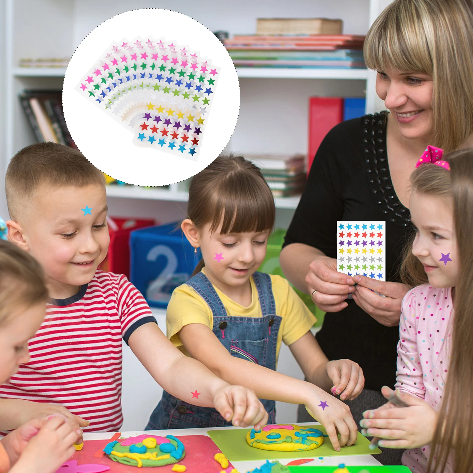 Kids Star Reward Stickers For Children Removable Five-Pointed Star Decals Colored Planner Stickers Classroom Decor
Kids Star Reward Stickers For Children Removable Five-Pointed Star Decals Colored Planner Stickers Classroom Decor