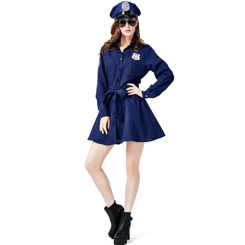 Police Officer Cops Costume For Women Teens Halloween Purim Carnival Mardi Gras Party Dress 
Police Officer Cops Costume For Women Teens Halloween Purim Carnival Mardi Gras Party Dress