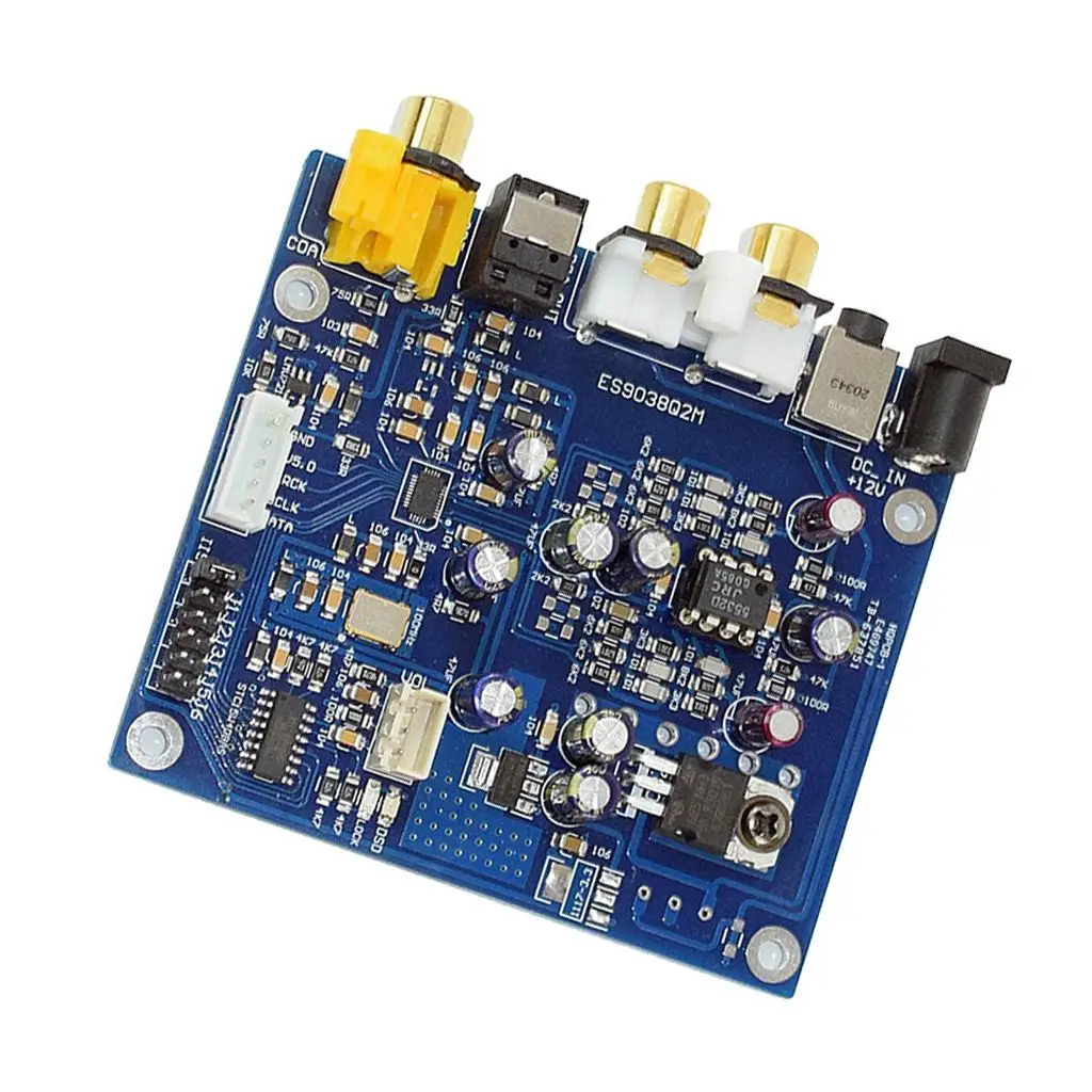 Coaxial Input Decoder Board DAC Hifi Audio Amplifier Board Module with DSD Support for Studio Recording