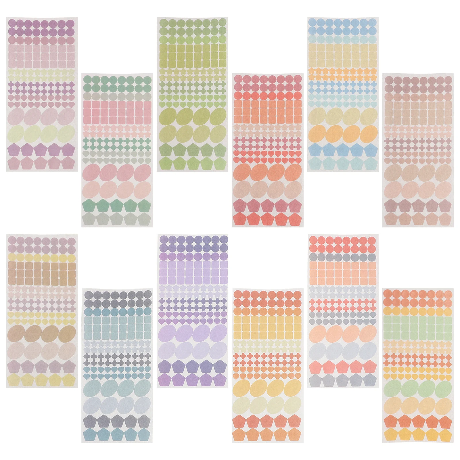 12 листов наклейки васи, ассорти, красочные конструкции для ведения журналов, планирования пулей, скрапбукинга, ремесленных проектов, декоративное использование
12 листов наклейки васи, ассорти, красочные конструкции для ведения журналов, планирования пулей, скрапбукинга, ремесленных проектов, декоративное использование