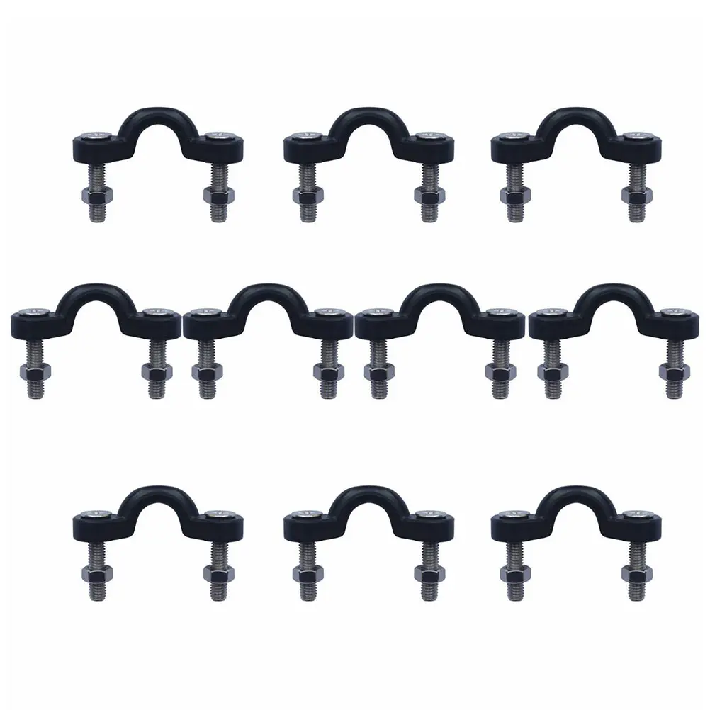 50 pcs Kayak Handle Buckle Suit Nylon Pad Eyes Deck Rigging Bungee Loops Tie Down Accessories Storage Durable Boat
50 pcs Kayak Handle Buckle Suit Nylon Pad Eyes Deck Rigging Bungee Loops Tie Down Accessories Storage Durable Boat