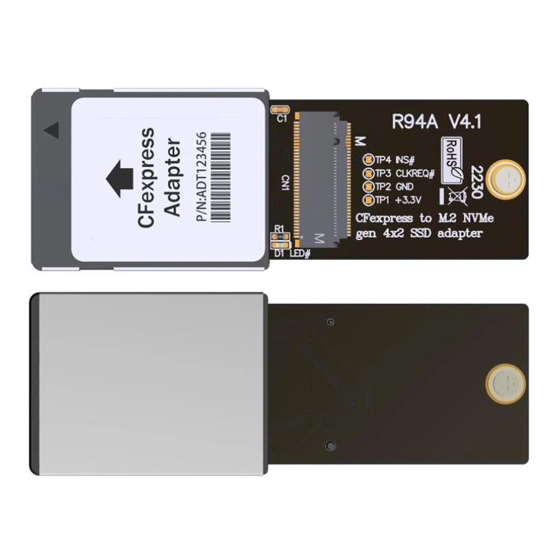 PCIe 4.0 R94A Adapter Card CFexpress to M.2 NVMe 2230 Gen 4x2 SSD Riser for R5 Z6 Z7 XBOX CH SN530 - Computer Accessories
PCIe 4.0 R94A Adapter Card CFexpress to M.2 NVMe 2230 Gen 4x2 SSD Riser for R5 Z6 Z7 XBOX CH SN530 - Computer Accessories