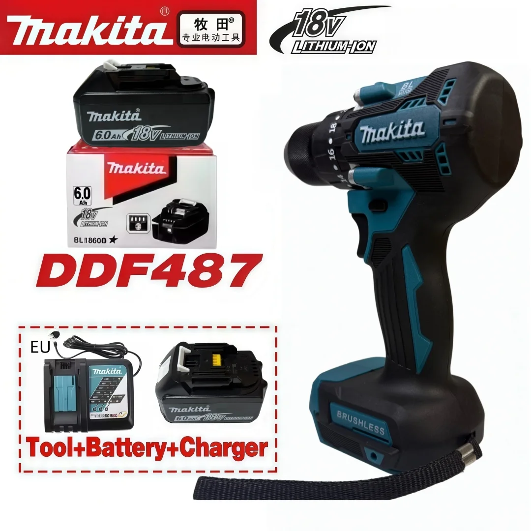 Reliable Makita 18V 6Ah LXT Battery Low Self-discharge Design Compatible BL1830B BL1850B Various Cordless Power Machinery
Reliable Makita 18V 6Ah LXT Battery Low Self-discharge Design Compatible BL1830B BL1850B Various Cordless Power Machinery