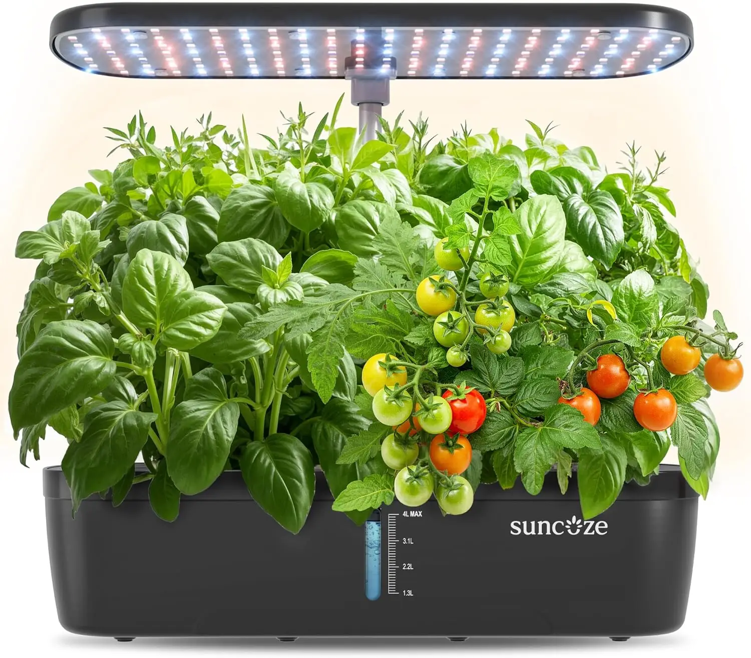 12 Pod Hydroponics Growing System with 20W LED Light, Indoor Herb Garden, Adjustable Height 2.2-12.4 Inches, Black
12 Pod Hydroponics Growing System with 20W LED Light, Indoor Herb Garden, Adjustable Height 2.2-12.4 Inches, Black