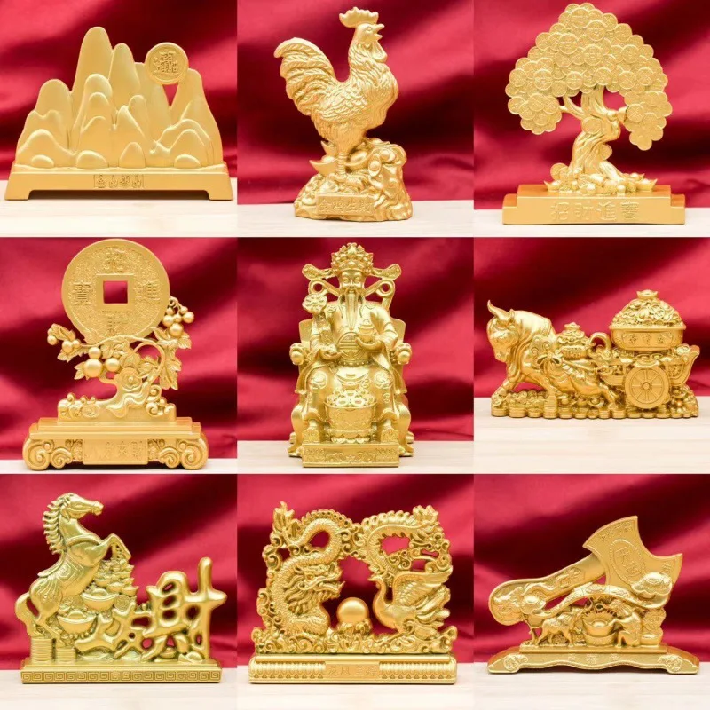 New Gold Craft High-end Creative Ornament for Wealth, Living Room Office Opening Gift
New Gold Craft High-end Creative Ornament for Wealth, Living Room Office Opening Gift